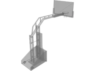Basketball Stand 3D Model