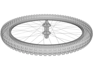 MTB 26 Inch Rear Wheel 3D Model