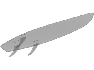 Surfboard 3D Model