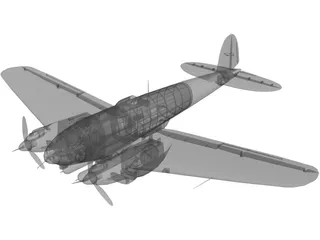 Heinkel He 111 3D Model