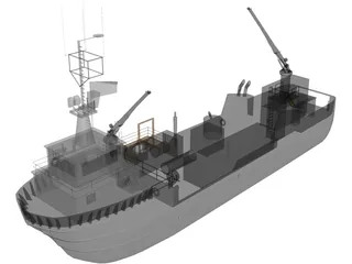 Fishing Ship 3D Model