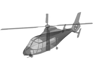 Eurocopter AS-365 Dauphin 3D Model