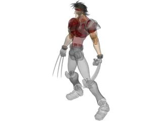 Wolverine 3D Model