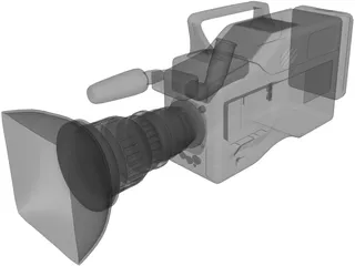 Video Camera 3D Model