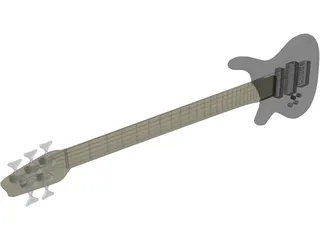 Strinberg 5 Bass Guitar 3D Model