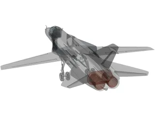 Sukhoi Su-24 Fencer 3D Model