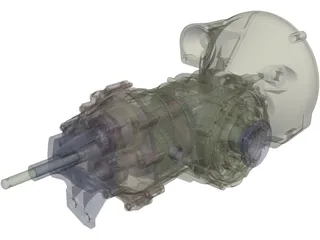 Volkswagen Beetle Transaxle 3D Model