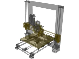 Prusa i3 3D Printer 3D Model