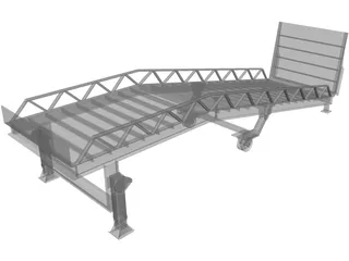 Forklift Ramp 3D Model