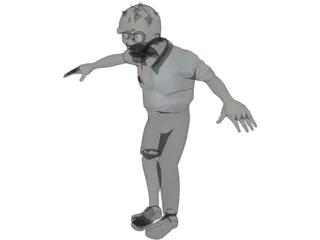 Zombie Rig 3D Model