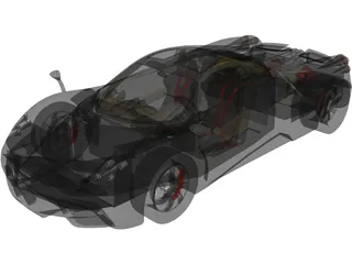 Pagani Huayra (2012) 3D Model