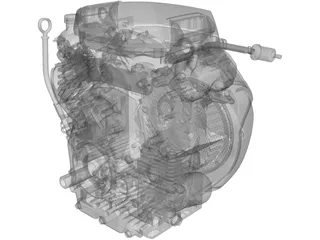 Honda GX690 Engine 3D Model