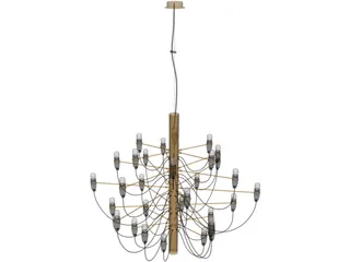 Flos 2097 Chandelier 3D Model