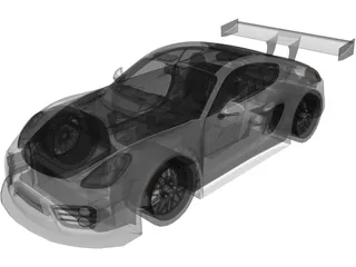 Porsche Cayman S (Tuning) 3D Model