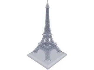 Eiffel Tower 3D Model