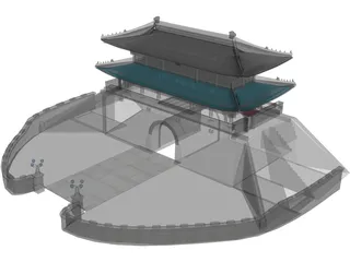 Namdaemun 3D Model