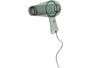 Hairdryer 3D Model