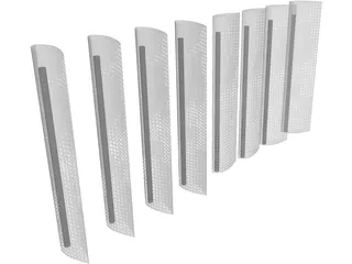 Illuminated Louvers 3D Model