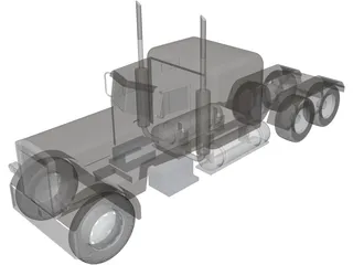 Peterbilt 359 (1975) 3D Model
