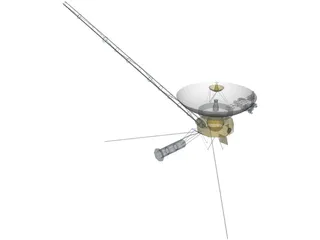 Voyager Probe 3D Model