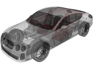 Bentley Continental Supersport 3D Model