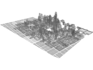 Philadelphia Downtown 3D Model