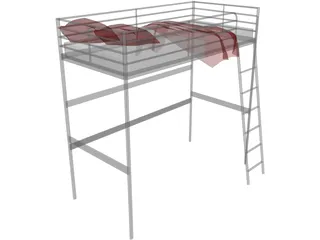 Bed IKEA 3D Model