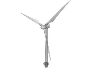 Ocean Windmill 3D Model