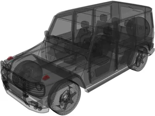 Mercedes-Benz G-Glass 3D Model