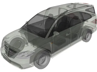 SsangYong Rodius 3D Model