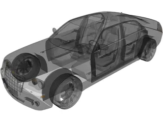 Chrysler 300C SRT8 (2005) 3D Model