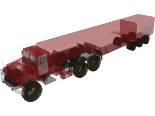 Kraz-6443 3D Model