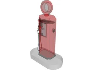 Gas Pump 3D Model