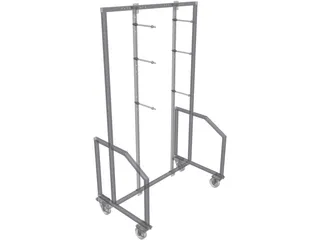 Fixture Shelve Rack 3D Model