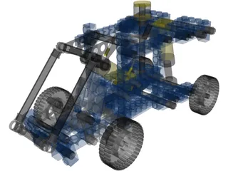 Lego Car 3D Model