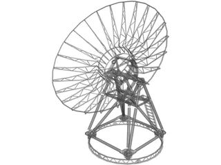 Satellite Dish 3D Model