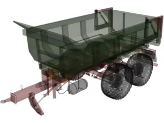 Hilken Trailer HI2250SMK 3D Model