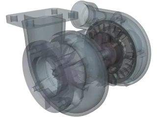 Turbocharger 3D Model