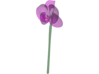 Orchid Flower 3D Model