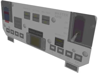 F-14A ACM Panel 3D Model