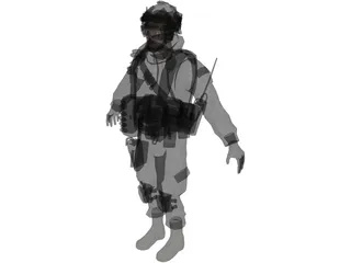 Soldier 3D Model