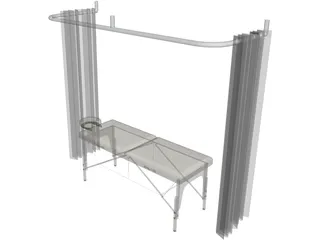 Massage Table 3D Model