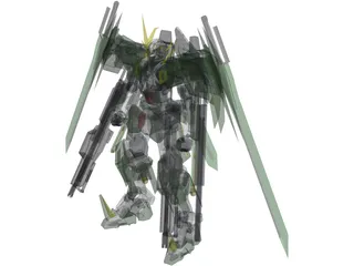 Gundam Dynames Third 3D Model