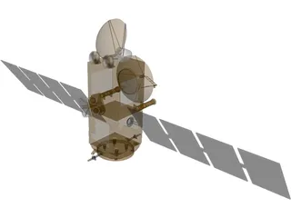 Jason-1 Satellite 3D Model