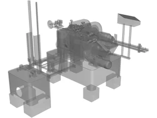 Sandwich End Cutting Tool 3D Model