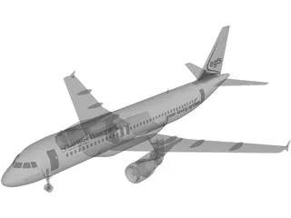 Airbus A380 3D Model