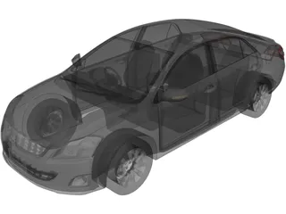 Toyota Premio (2010) 3D Model