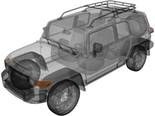 Toyota FJ Cuiser (2011) 3D Model