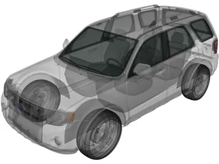 Ford Escape (2012) 3D Model