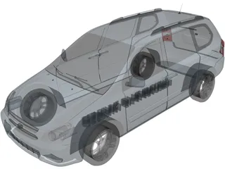 Kia Carnival Sedona 3D Model